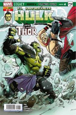 Portada Increible Hulk Nº72 / Nº712 Usa (Marvel Legacy)