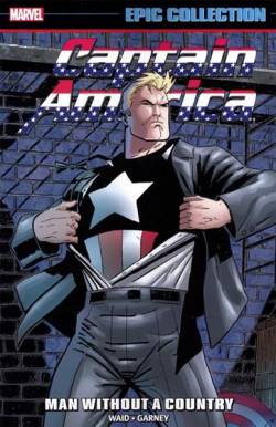 Portada Usa Epic Collection Captain America # 22 Man Without A Country Tp