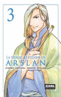 Portada La Heroica Leyenda De Arslan # 03