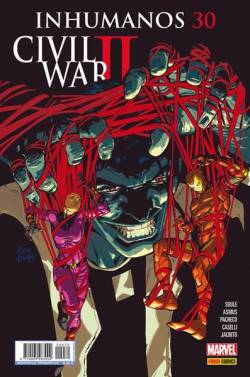 Portada Inhumanos # 30 Civil War Ii