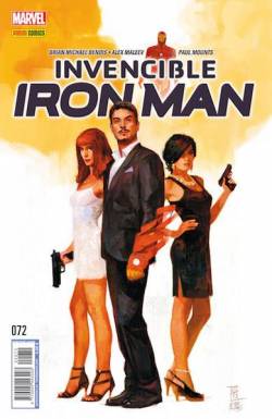 Portada Invencible Iron Man Vol 2 # 072 Camino A Civil War Ii