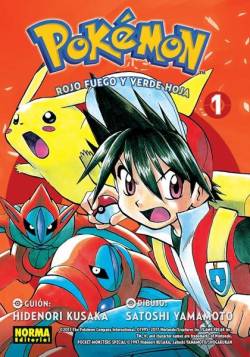 Portada Pokémon # 13 Rojo Fuego Y Verde Hoja # 01