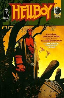 Portada Hellboy El Cadáver, Zapatos De Hierro Y El Atáud Encadenado