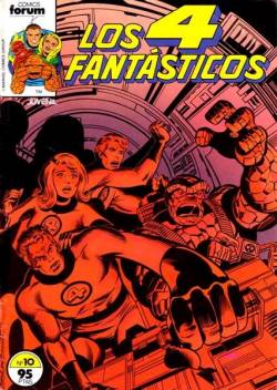 Portada Los 4 Fantasticos Vol I # 010