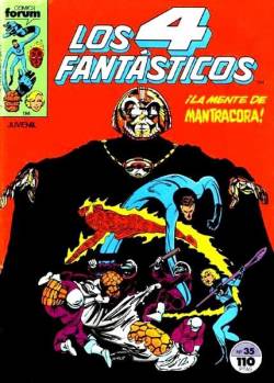 Portada Los 4 Fantasticos Vol I # 035