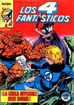 Portada Los 4 Fantasticos Vol I # 043