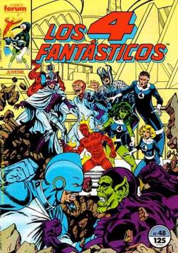 Portada Los 4 Fantasticos Vol I # 048