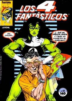 Portada Los 4 Fantasticos Vol I # 051