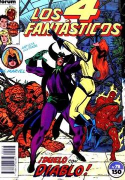 Portada Los 4 Fantasticos Vol I # 078