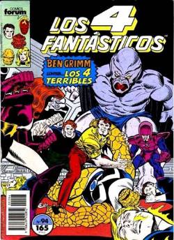 Portada Los 4 Fantasticos Vol I # 094