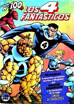 Portada Los 4 Fantasticos Vol I # 100