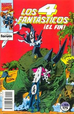 Portada Los 4 Fantasticos Vol I # 104