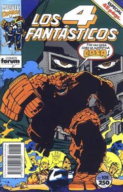 Portada Los 4 Fantasticos Vol I # 108