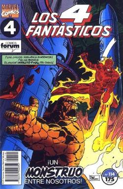 Portada Los 4 Fantasticos Vol I # 114