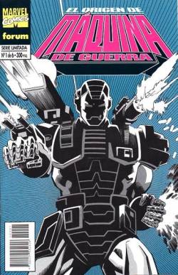 Portada Iron Man Maquina De Guerra El Origen # 01