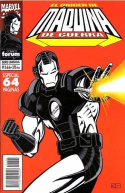 Portada Iron Man Maquina De Guerra El Origen # 05