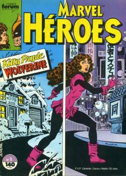 Portada Marvel Heroes # 01 Kitty Pryde Y Lobezno
