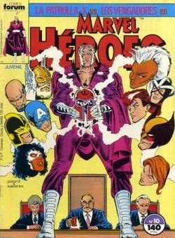 Portada Marvel Heroes # 10 Patrulla-X Vs Los Vengadores