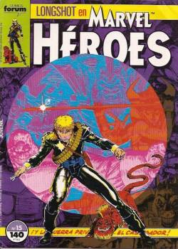 Portada Marvel Heroes # 15 Longshot