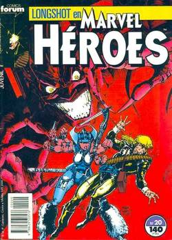 Portada Marvel Heroes # 20 Longshot