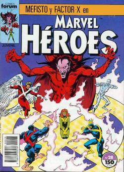 Portada Marvel Heroes # 28 Mefisto Vs