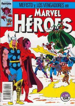 Portada Marvel Heroes # 30 Mefisto Vs