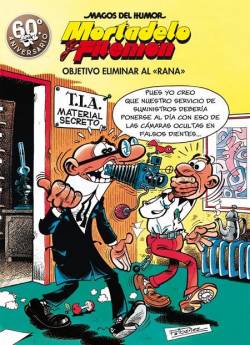 Portada Magos Del Humor # 190 Mortadelo Y Filemón, Objetivo Eliminar Al Rana