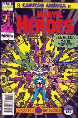 Portada Marvel Heroes # 52 Capitan America En Busca De La Gema Sangrienta