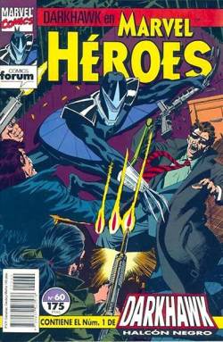 Portada Marvel Heroes # 60 Darkhawk