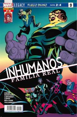 Portada Inhumanos # 46 Familia Real 9 Marvel Legacy