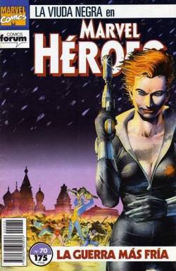 Portada Marvel Heroes # 70 Viuda Negra
