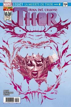 Portada Thor Vol 5 # 085 Diosa Del Trueno Marvel Legacy