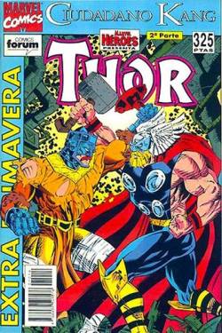 Portada Marvel Heroes Esp # 16 Primavera Thor 1993 Ciudadano Kang # 2