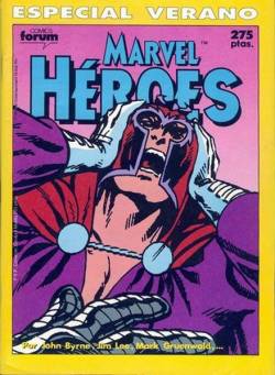 Portada Marvel Heroes Esp # 09 Verano 1990 Magneto