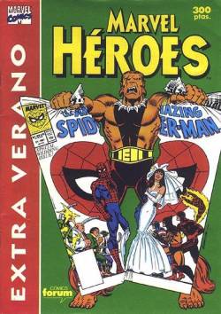 Portada Marvel Heroes Esp # 12 Verano 1991 Spiderman La Boda