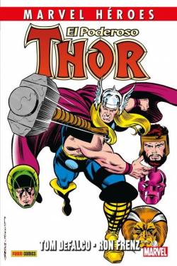 Portada Coleccionable Héroes Marvel # 090 El Poderoso Thor De Tom Defalco Y Ron Frenz Volumen 2