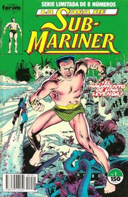 Portada Namor Vol I La Saga De Sub-Mariner # 01