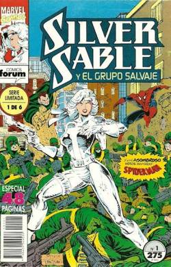 Portada Silver Sable Y El Grupo Salvaje # 01