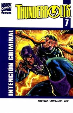 Portada Thunderbolts Vol Ii # 07 Intencion Criminal