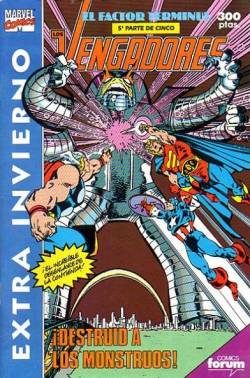 Portada Vengadores Invierno 1991 Factor Terminus # 05