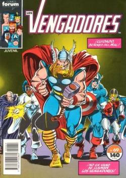 Portada Vengadores Vol I # 069