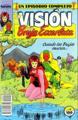 Portada Vision Y La Bruja Escarlata # 04