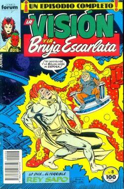 Portada Vision Y La Bruja Escarlata # 08