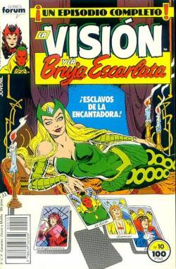 Portada Vision Y La Bruja Escarlata # 10