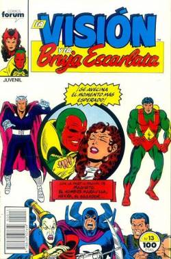 Portada Vision Y La Bruja Escarlata # 13