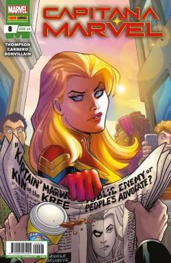 Portada Capitana Marvel # 08