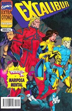 Portada Excalibur Otoño 1995 X-Men Mariposa Mental