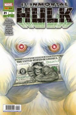 Portada Increíble Hulk Volumen Ii # 096 El Inmortal Hulk 21