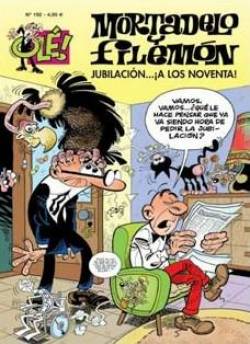 Portada Ole Mortadelo Nº192: Jubilacion...¡A Los Noventa!