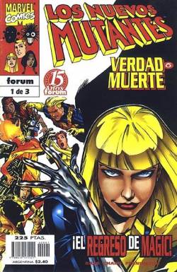 Portada Nuevos Mutantes Verdad O Muerte # 01